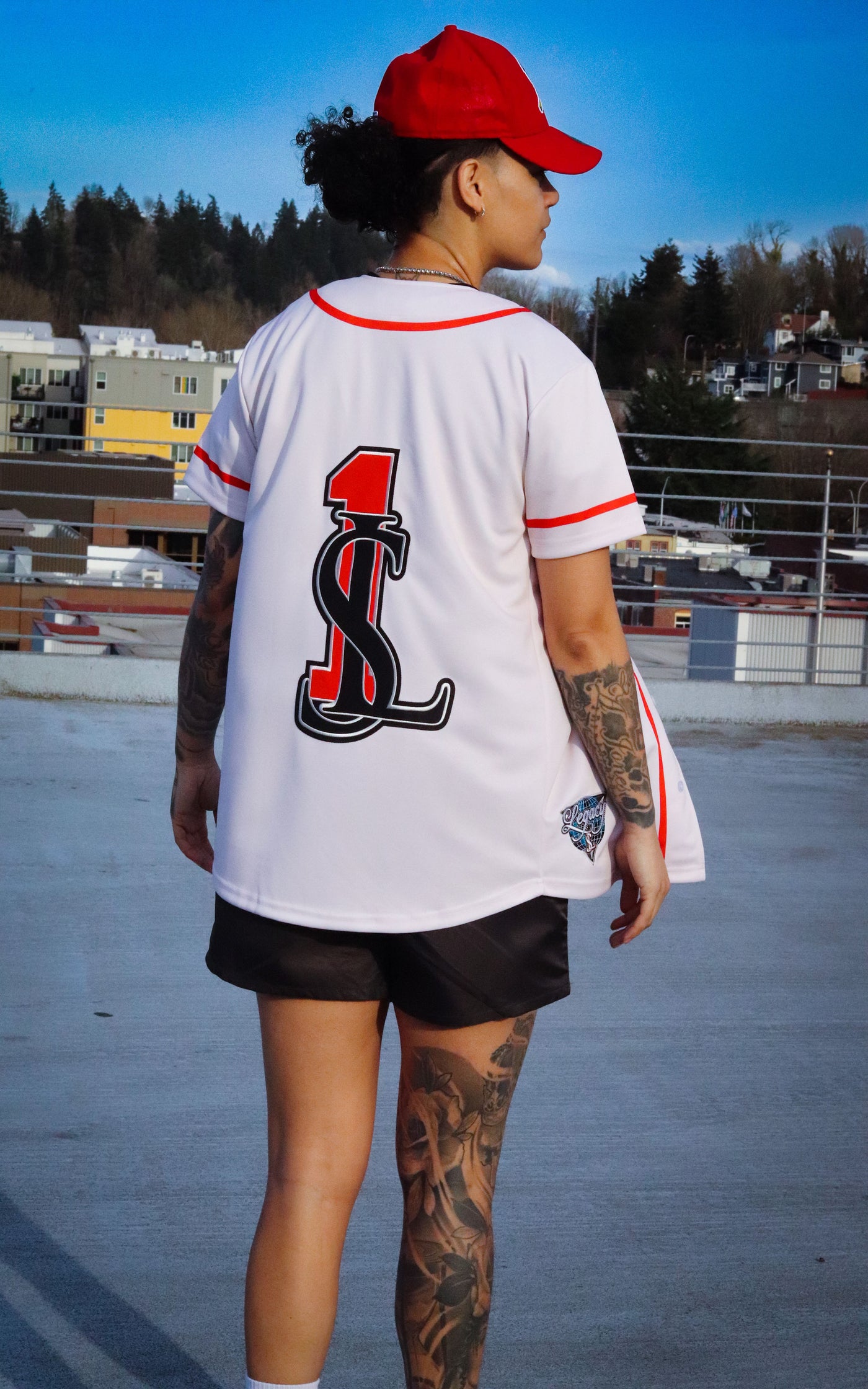 "Rose Red" Legends Baseball Jersey