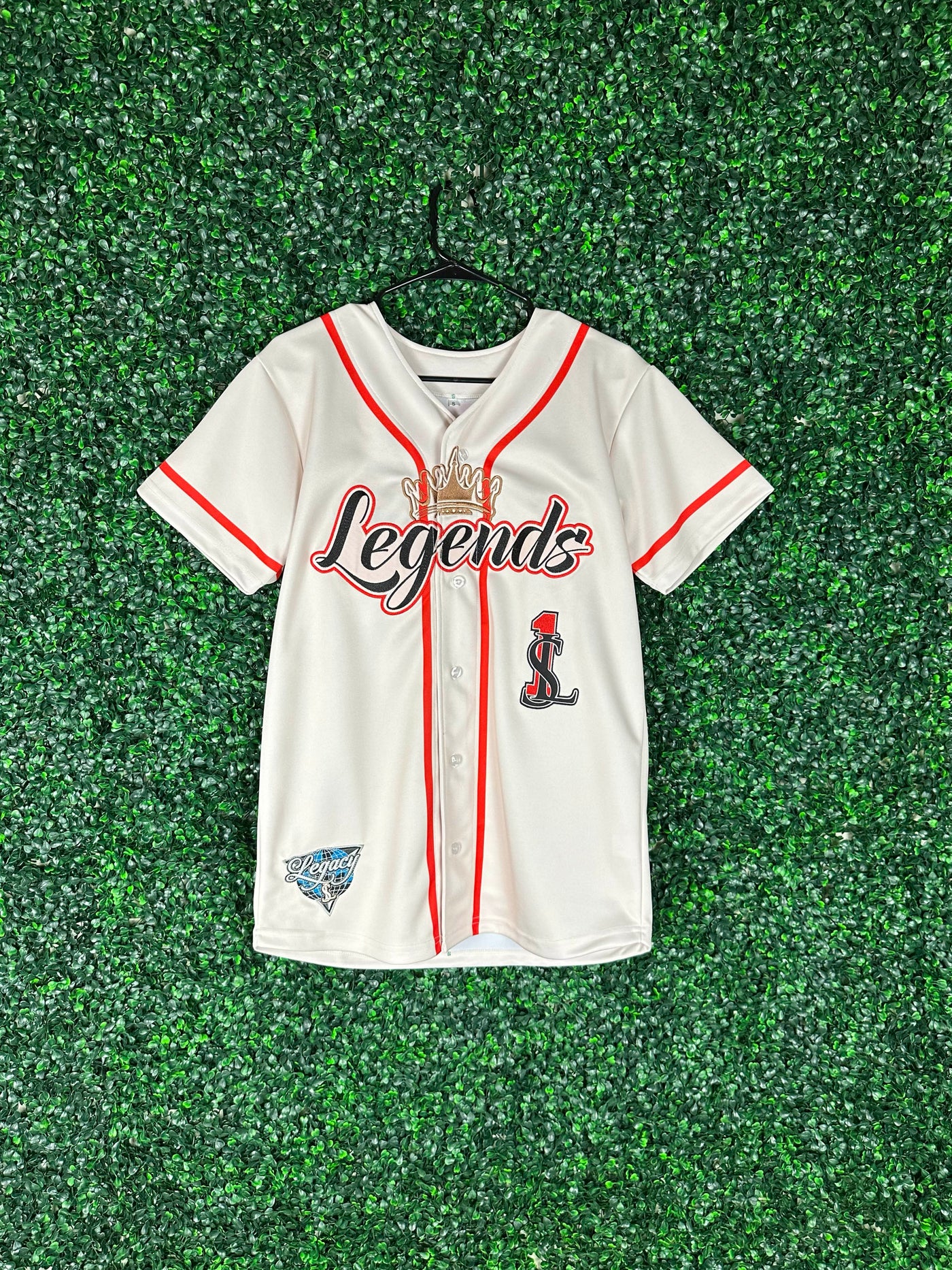 "Rose Red" Legends Baseball Jersey