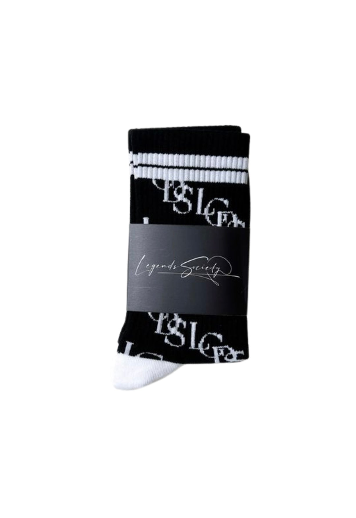 "Jet Black" LGDS Socks