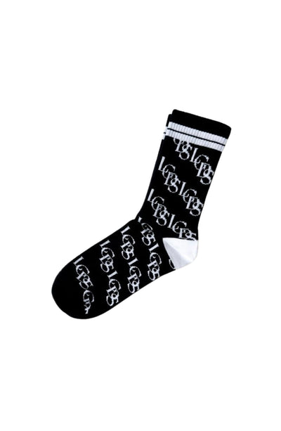 "Jet Black" LGDS Socks